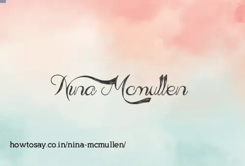 Nina Mcmullen