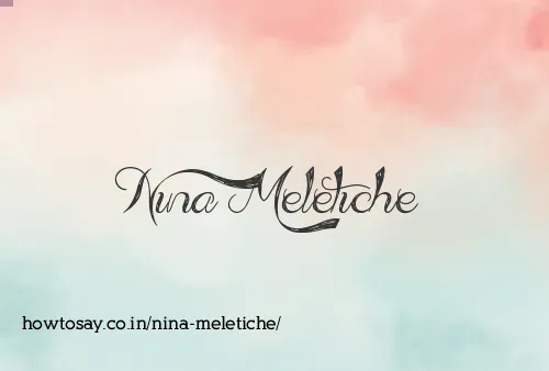 Nina Meletiche