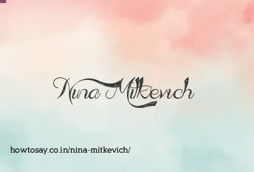 Nina Mitkevich