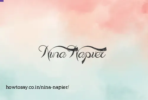 Nina Napier