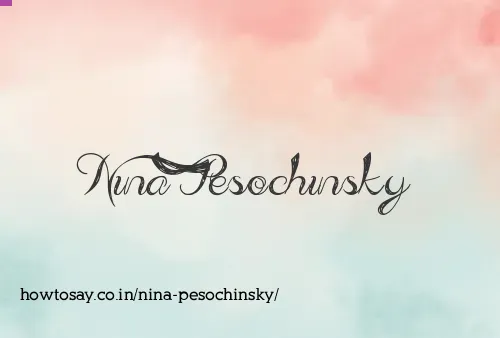 Nina Pesochinsky