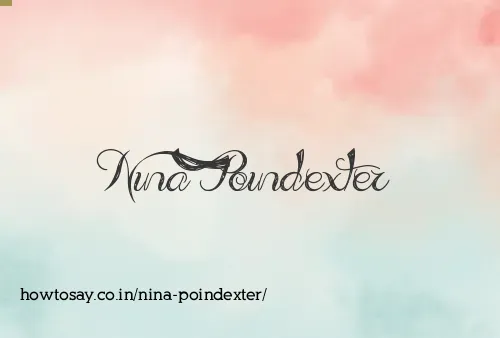 Nina Poindexter