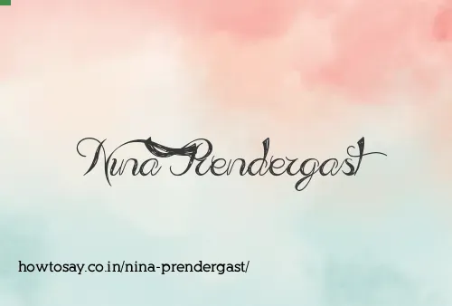 Nina Prendergast