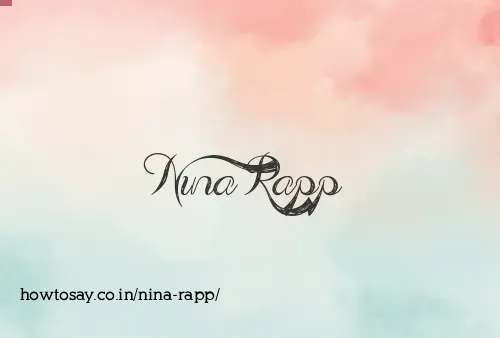 Nina Rapp