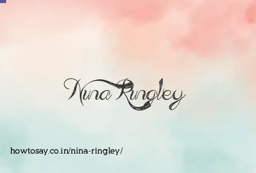 Nina Ringley