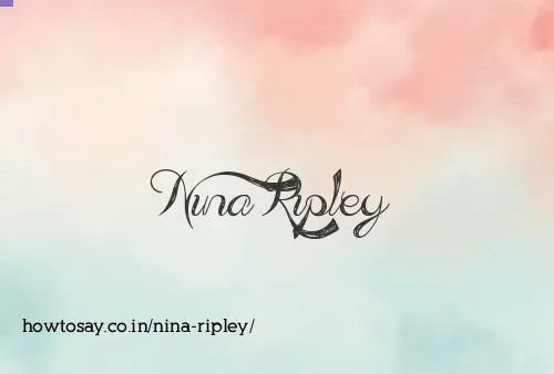 Nina Ripley