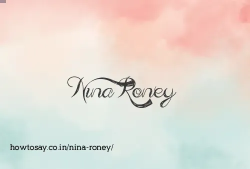 Nina Roney
