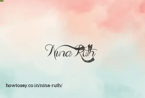 Nina Ruth