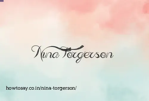 Nina Torgerson