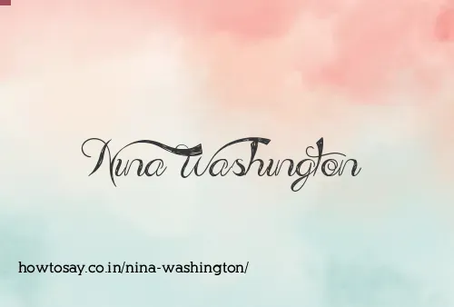 Nina Washington