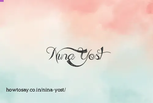 Nina Yost