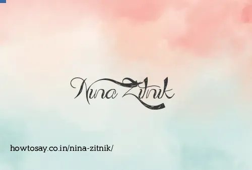 Nina Zitnik