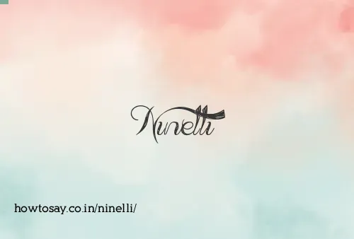 Ninelli