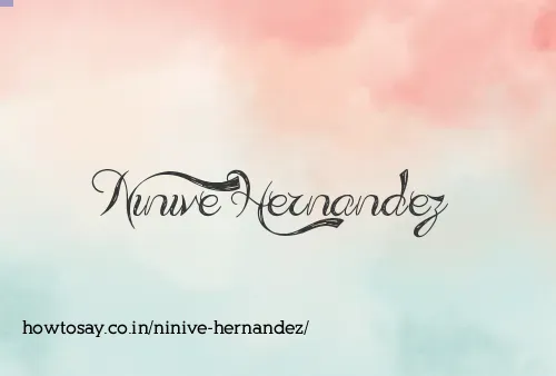 Ninive Hernandez