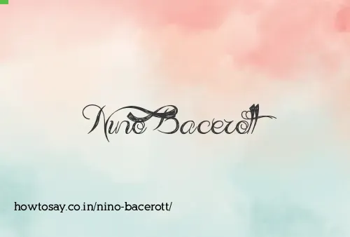 Nino Bacerott