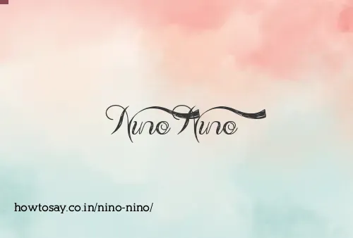 Nino Nino