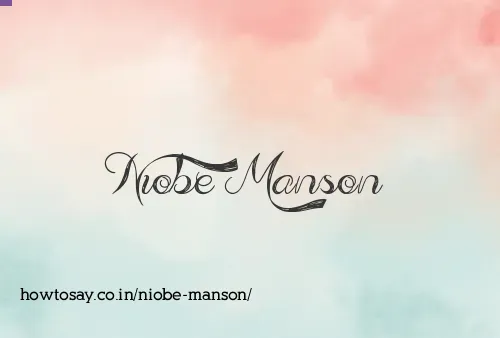 Niobe Manson