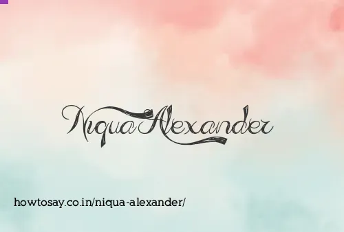 Niqua Alexander