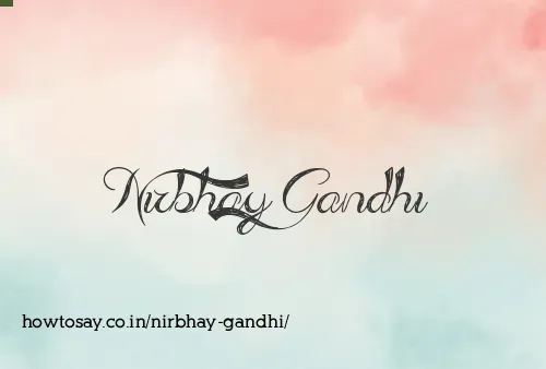 Nirbhay Gandhi