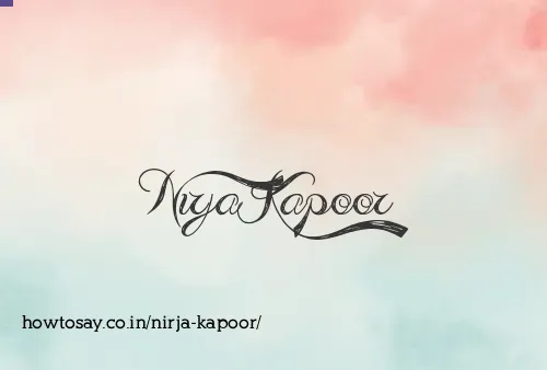 Nirja Kapoor