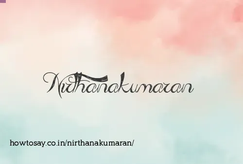 Nirthanakumaran