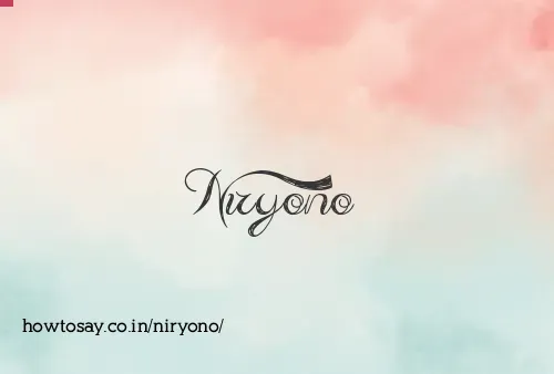 Niryono