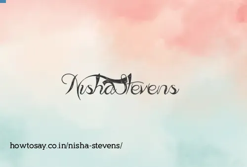 Nisha Stevens
