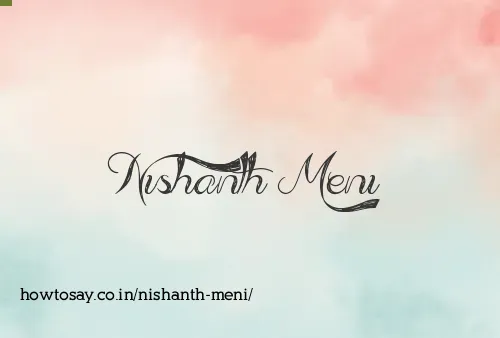 Nishanth Meni