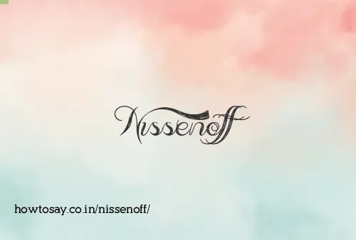 Nissenoff