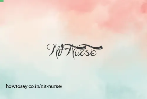 Nit Nurse