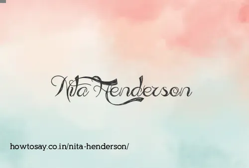 Nita Henderson