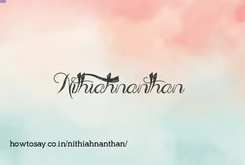 Nithiahnanthan