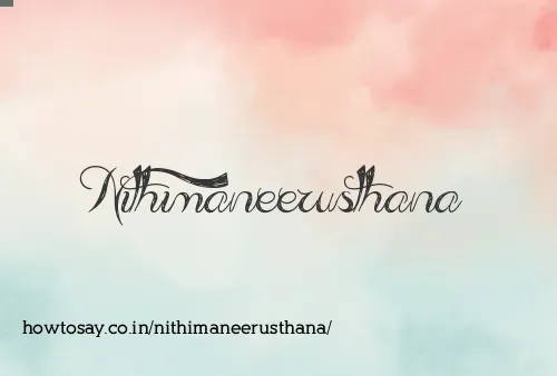 Nithimaneerusthana
