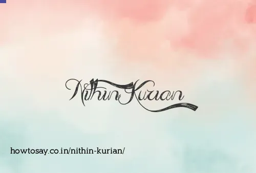 Nithin Kurian