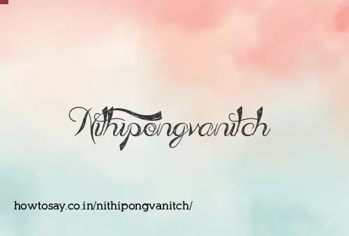 Nithipongvanitch