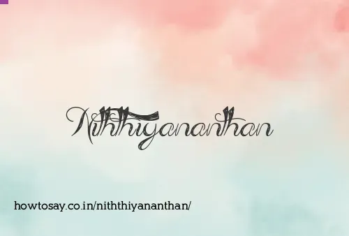 Niththiyananthan