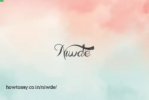 Niwde