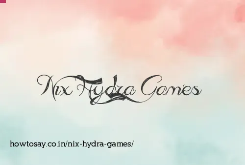 Nix Hydra Games