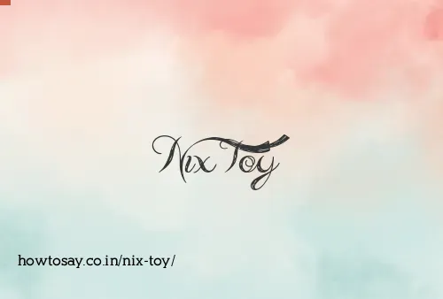 Nix Toy