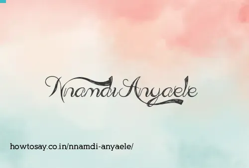 Nnamdi Anyaele