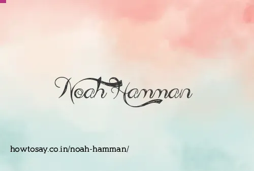 Noah Hamman