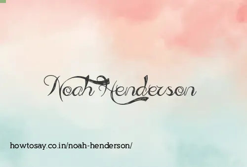 Noah Henderson