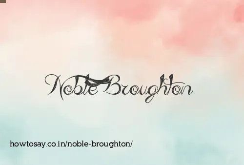 Noble Broughton