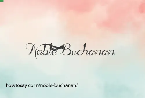 Noble Buchanan