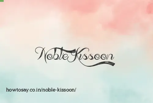 Noble Kissoon