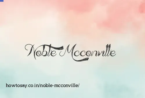 Noble Mcconville