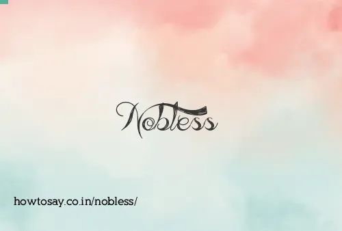 Nobless