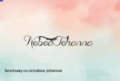 Noboa Johanna