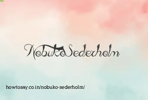 Nobuko Sederholm