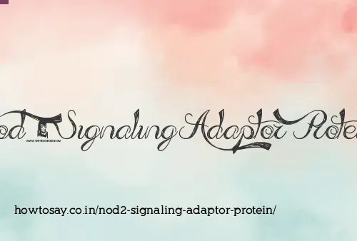 Nod2 Signaling Adaptor Protein